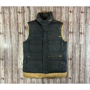 Polo Ralph Lauren Goose Down Hunting Puffer Vest Size S color navy Vintage 90s